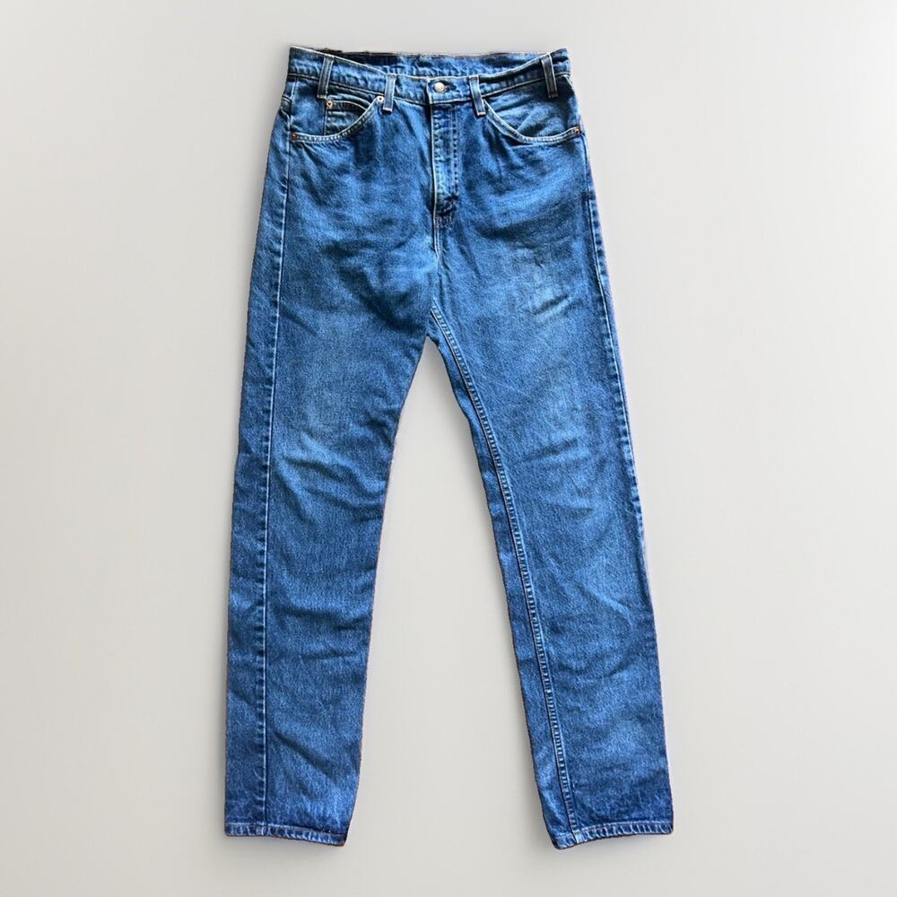 Levi's 505 Orange Tab Jeans Men's 33x34 Denim USA Made 100% Cotton Vintage 90s
